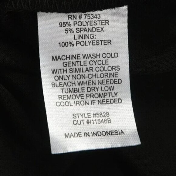 NWT Saint Tropez West Dress Bodycon Black  Cream Sleeveless Size 10 - Picture 12 of 12